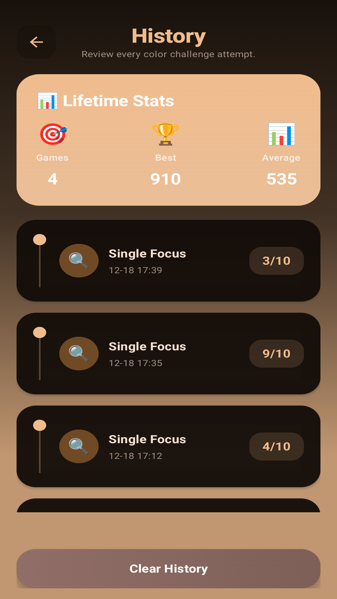 Color Brain Puzzle spectrum sprint